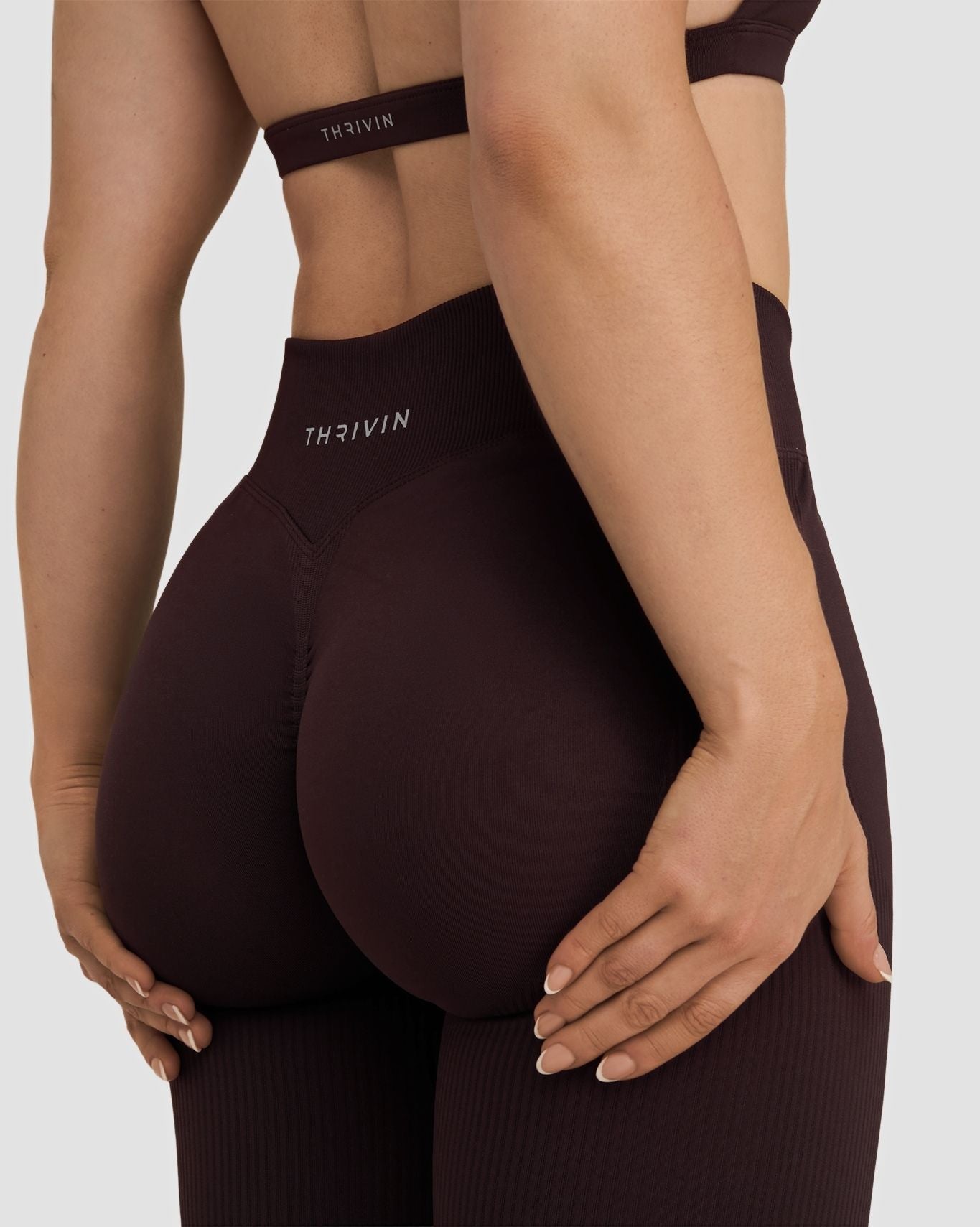 Elevate™ Sculpting Mid V-Waist Scrunch Flare | Coffee