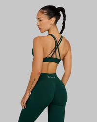 Elevate™ Sculpting Seamless High Apex Bra | Pine Green