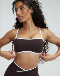 Elevate™ Outline Bandeau Bra | Coffee