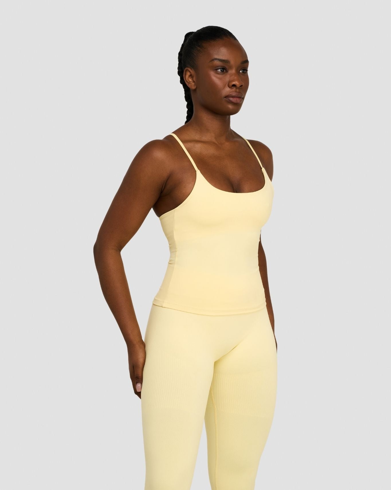 Elevate™ Sculpting Seamless Scoop Neck Cami | Golden Butter