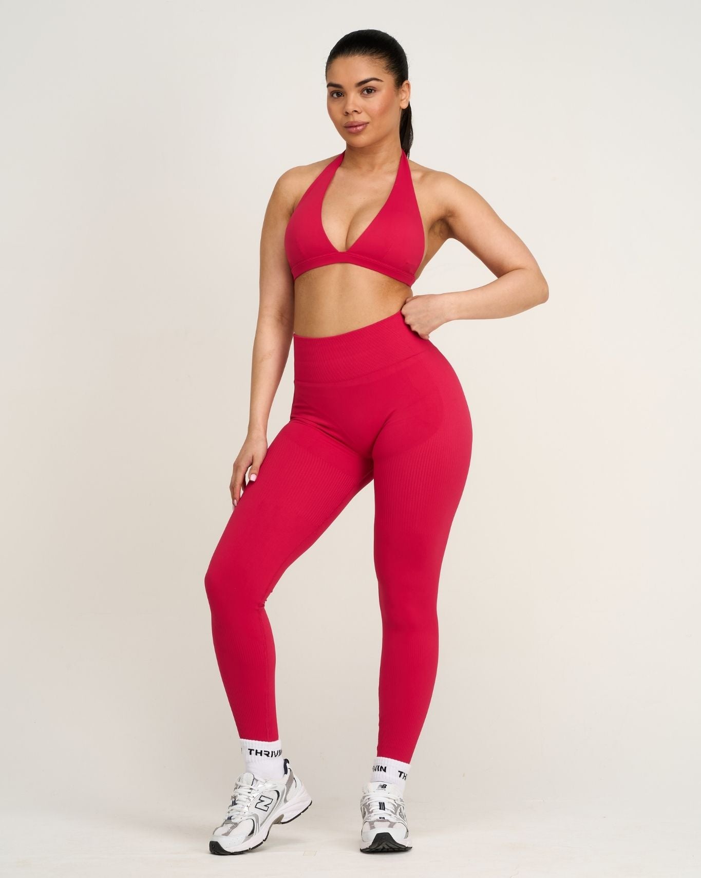 Elevate™ Sculpting High Waist Scrunch Leggings | Strawberry