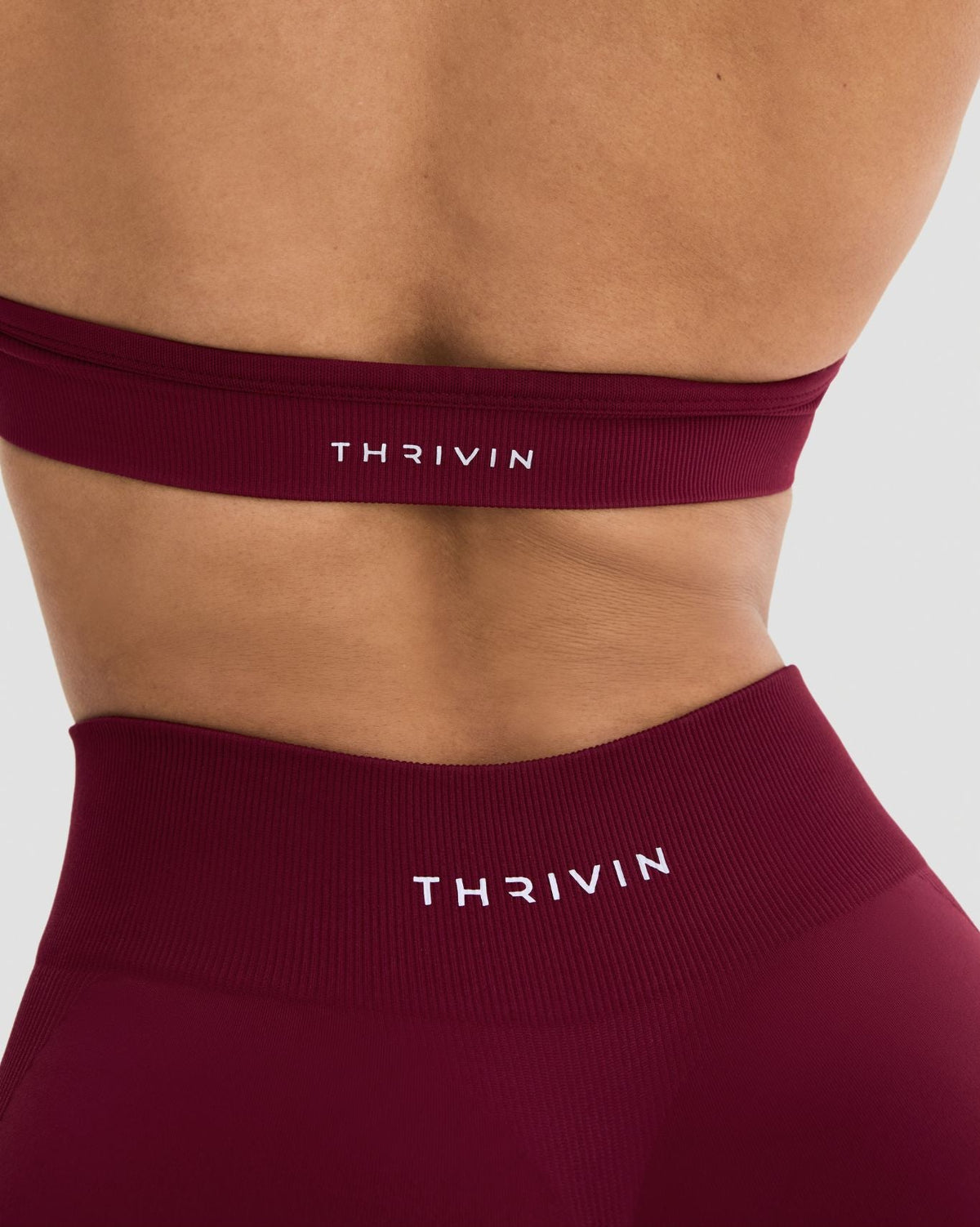 Elevate™ Sculpting Seamless Adjustable Halter Bra | Fine Wine