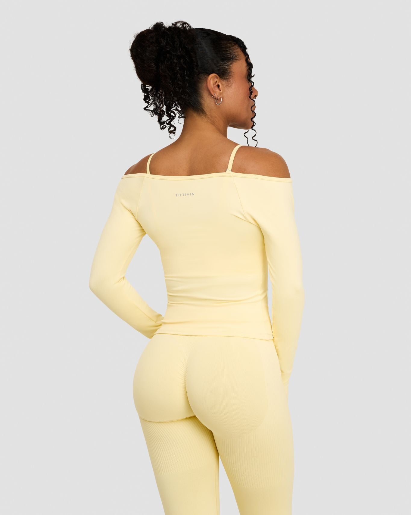 Elevate™ Sculpting Seamless V-Neck Top | Golden Butter
