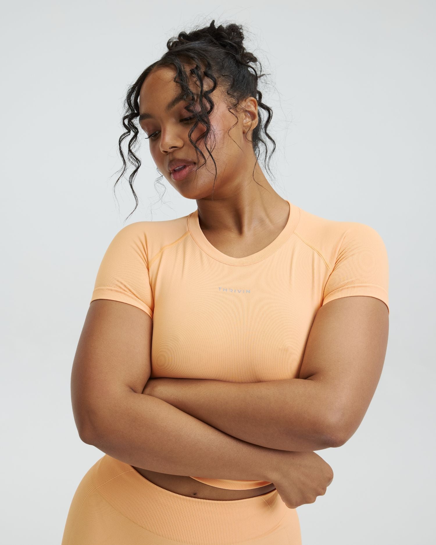Elevate™ Compression T-Shirt | Melon