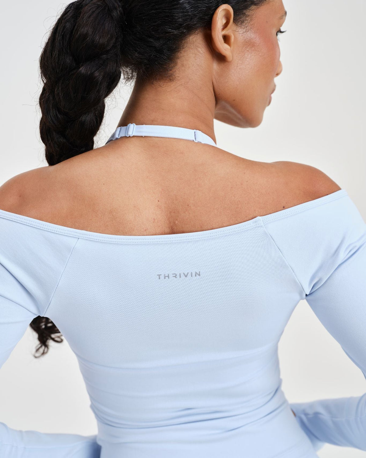 Elevate™ Sculpting Seamless V-Neck Top | Ice Blue