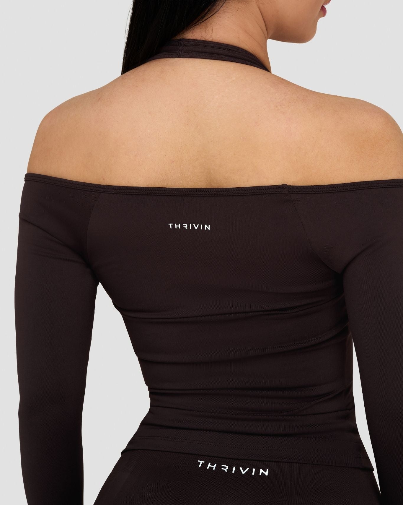 Elevate™ Sculpting Seamless V-Neck Top | Coffee