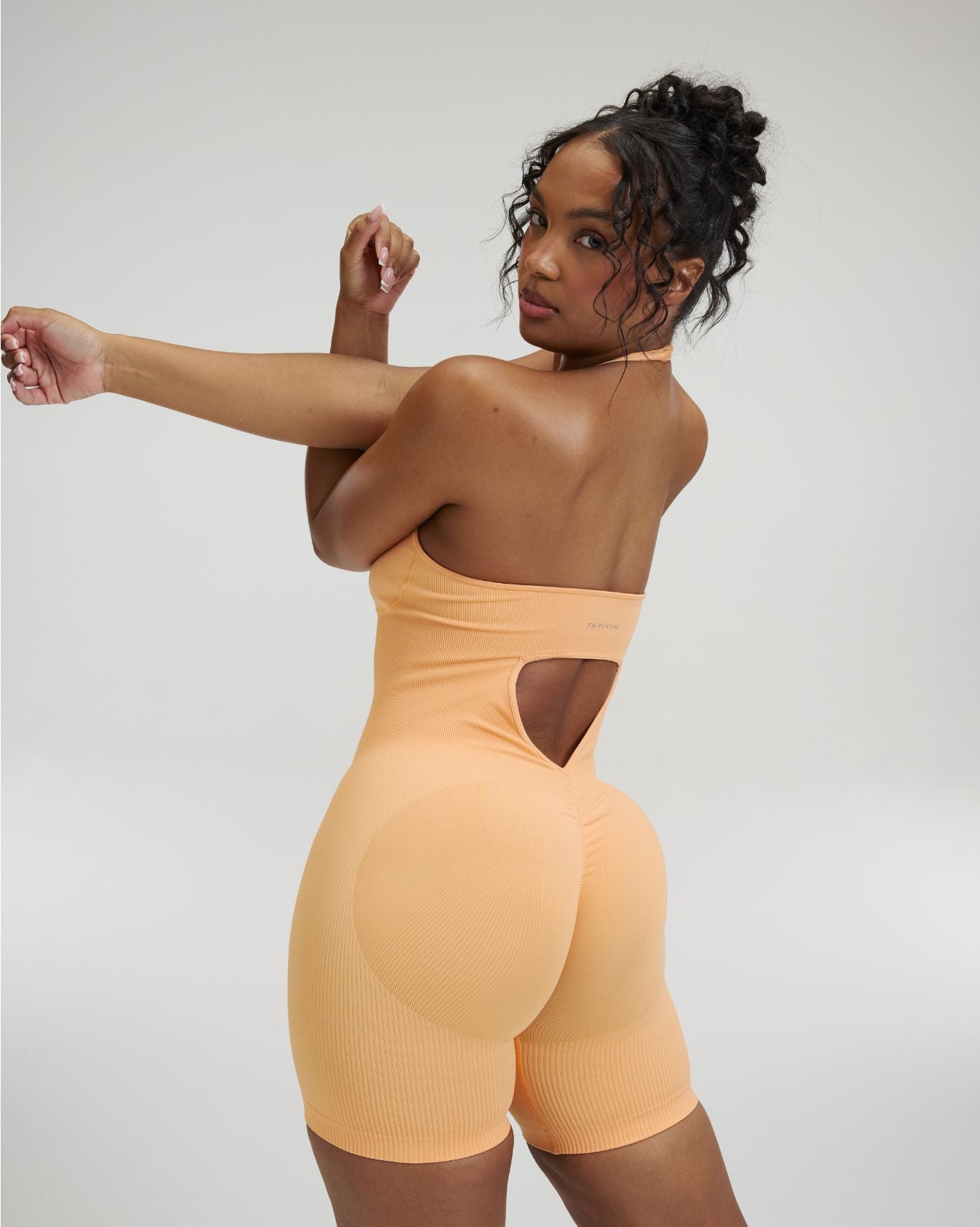 Elevate™ Sculpting Halterneck All In One | Melon