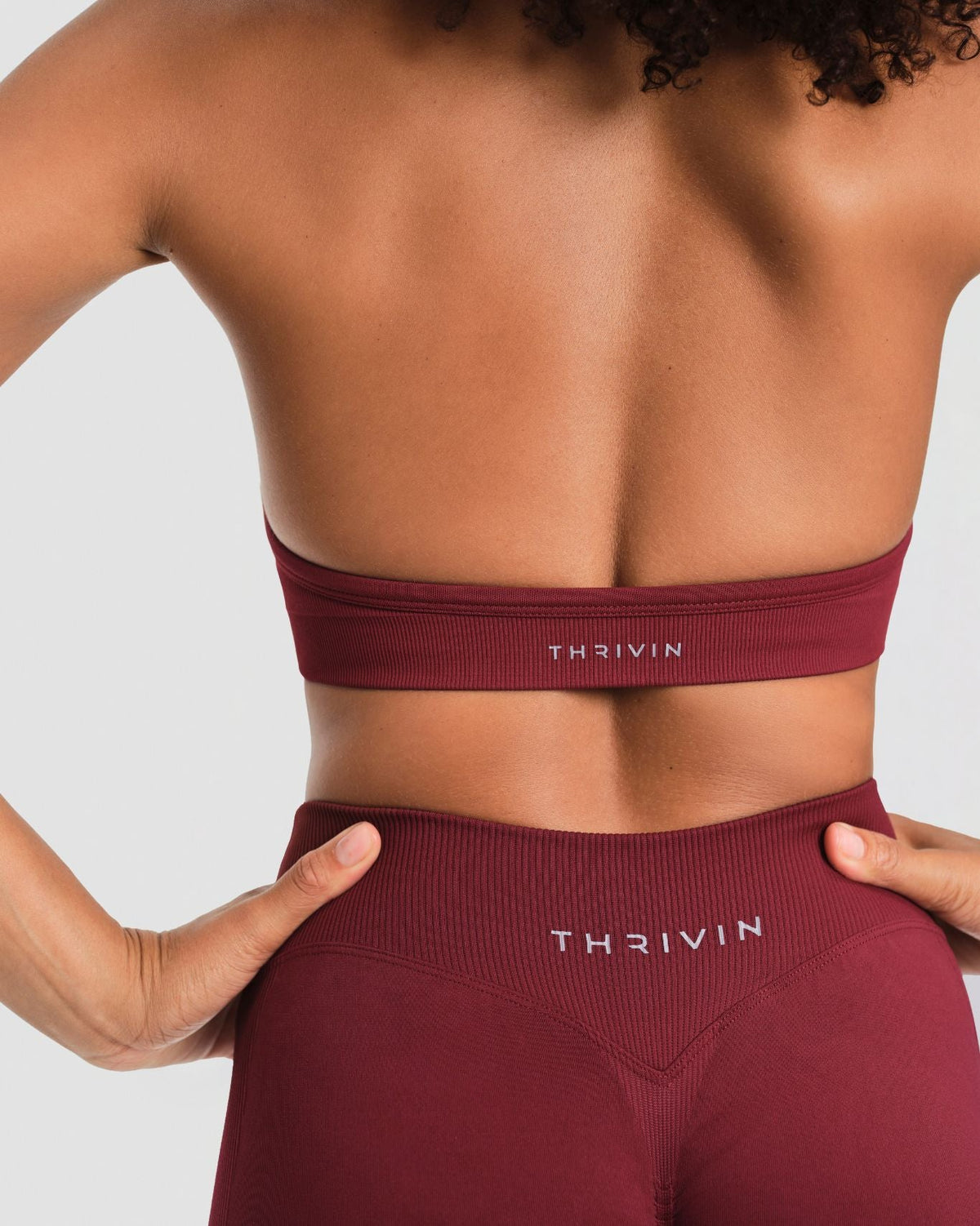 Elevate™ Sculpting Seamless Adjustable Halter Bra | Fine Wine