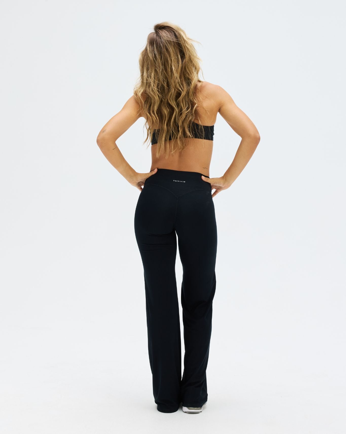 Essence Wide Leg Pants | Night Black