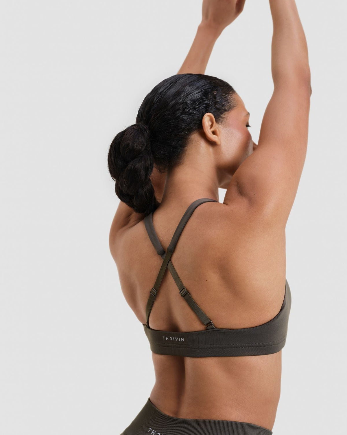 Elevate™ Sculpting Medium Impact Multiway Bra | Olive Green