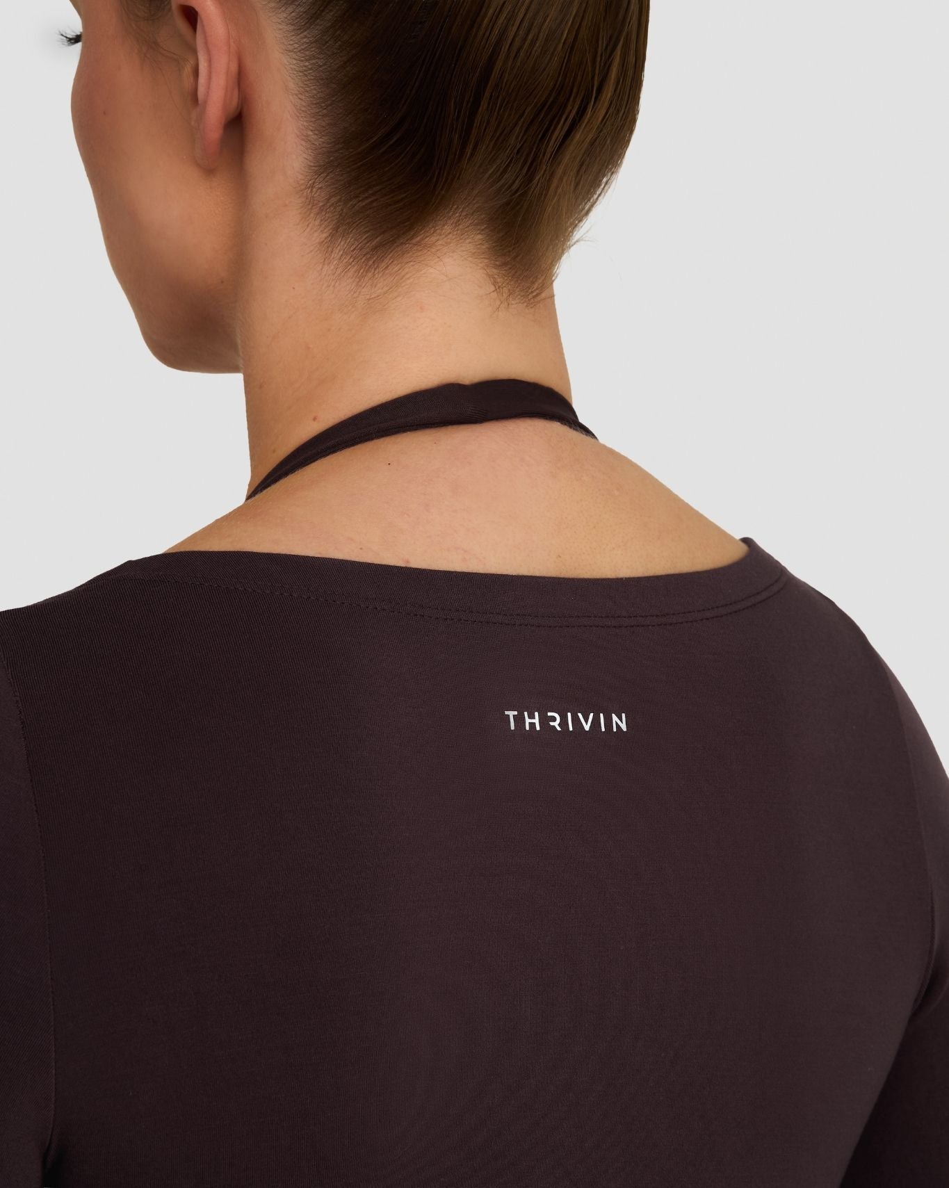The Essential Collection Wrap Top | Coffee
