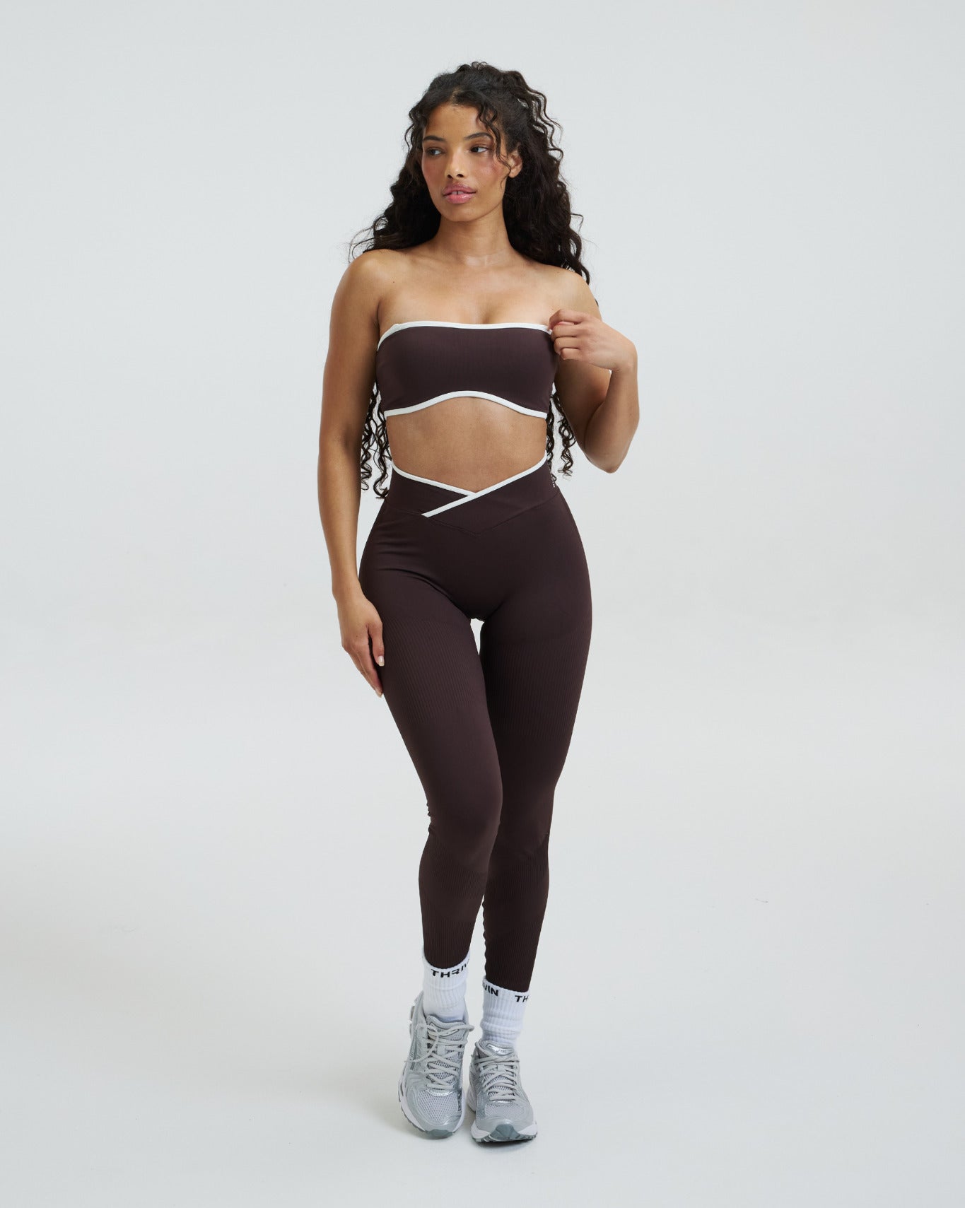 Elevate™ Outline Bandeau Bra | Coffee