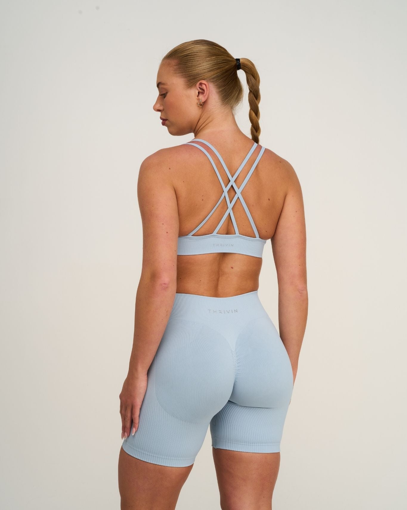 Elevate™ Sculpting Seamless High Apex Bra | Blue Haze