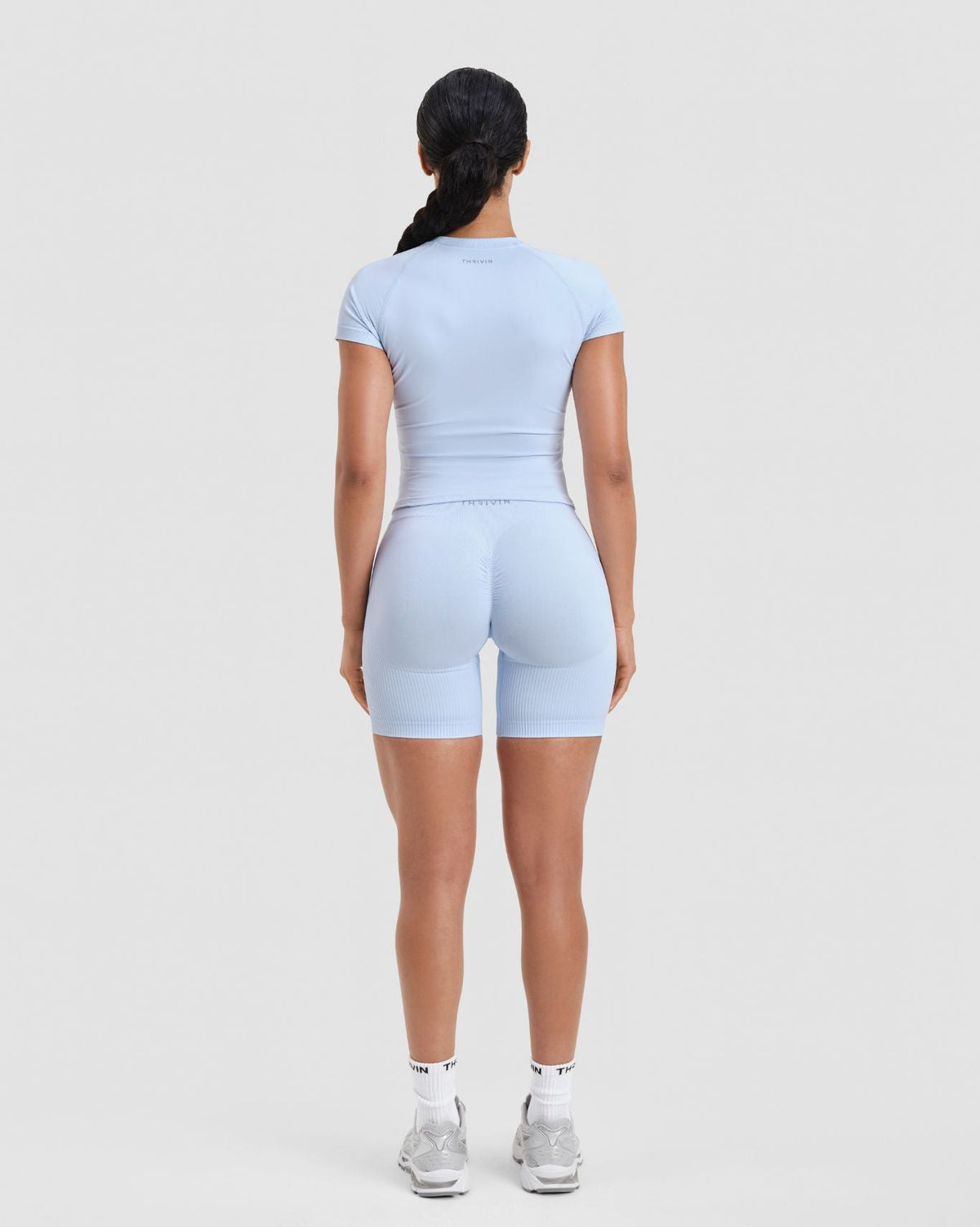 Elevate™ Compression Baby T-Shirt | Ice Blue