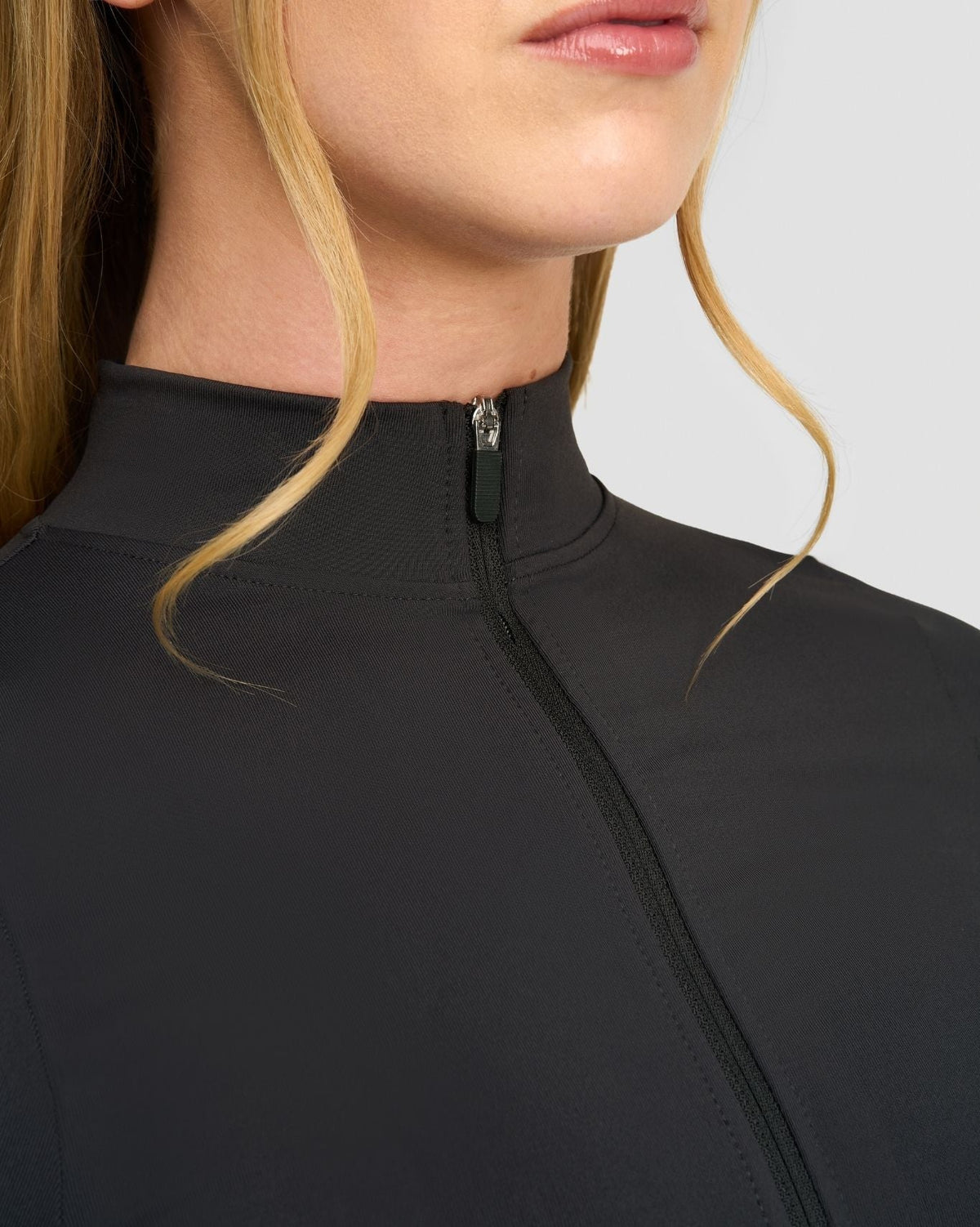 Elevate™ Compression Long Sleeve Jacket | Charcoal Grey