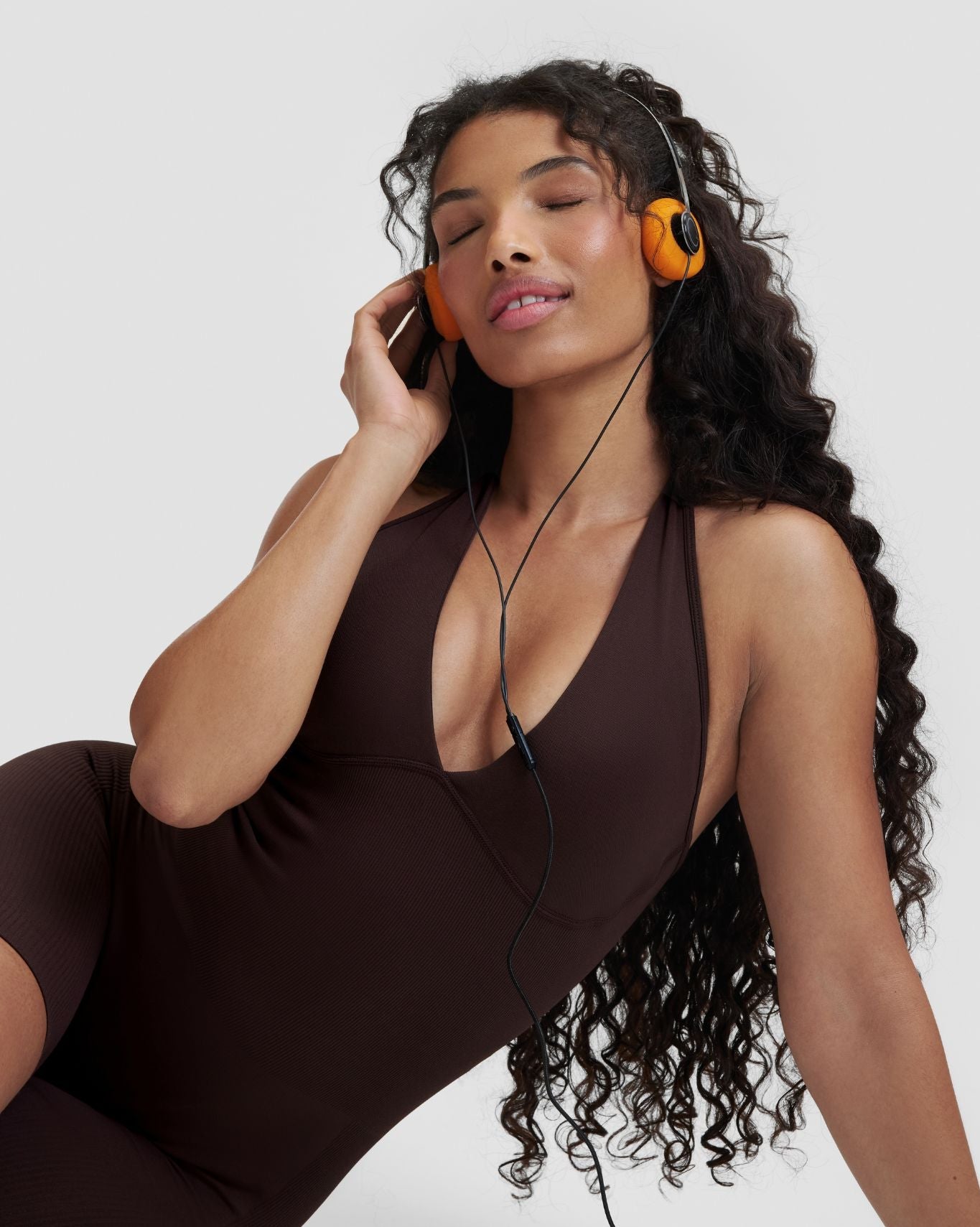 Elevate™ Sculpting Halterneck All In One | Coffee