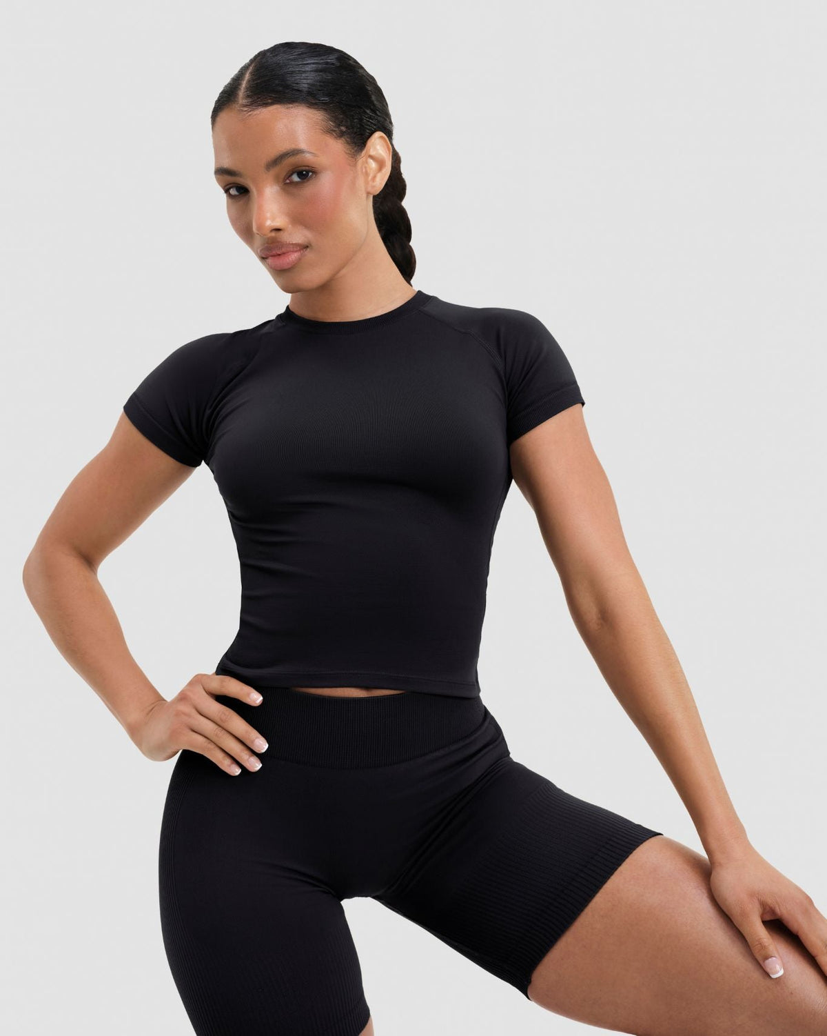 Elevate™ Compression Baby T-Shirt | Night Black