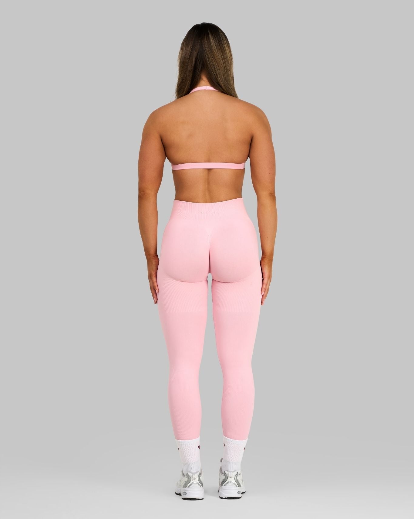 Elevate™ Sculpting Mid Waist Scrunch Leggings | Cotton Pink