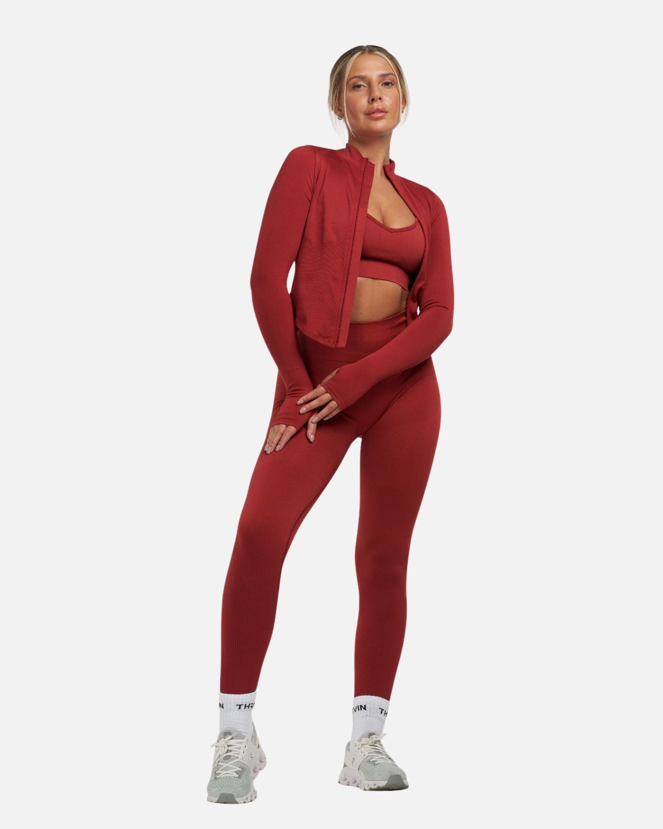 THRIVIN Silk Socks | White