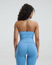 Elevate™ Sculpting Seamless Halterneck Top | Endless Sky