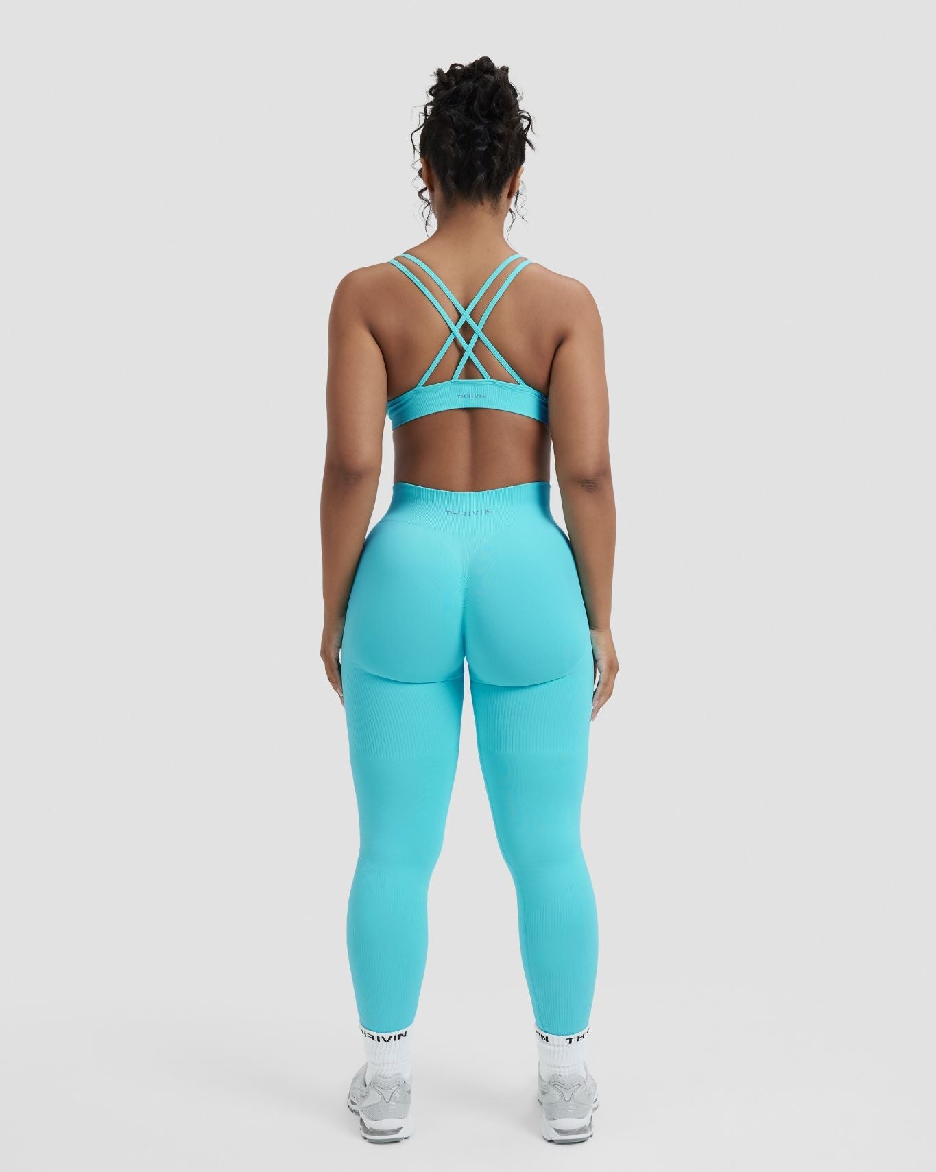 Elevate™ Sculpting Mid Waist Scrunch Leggings | Clear Tides