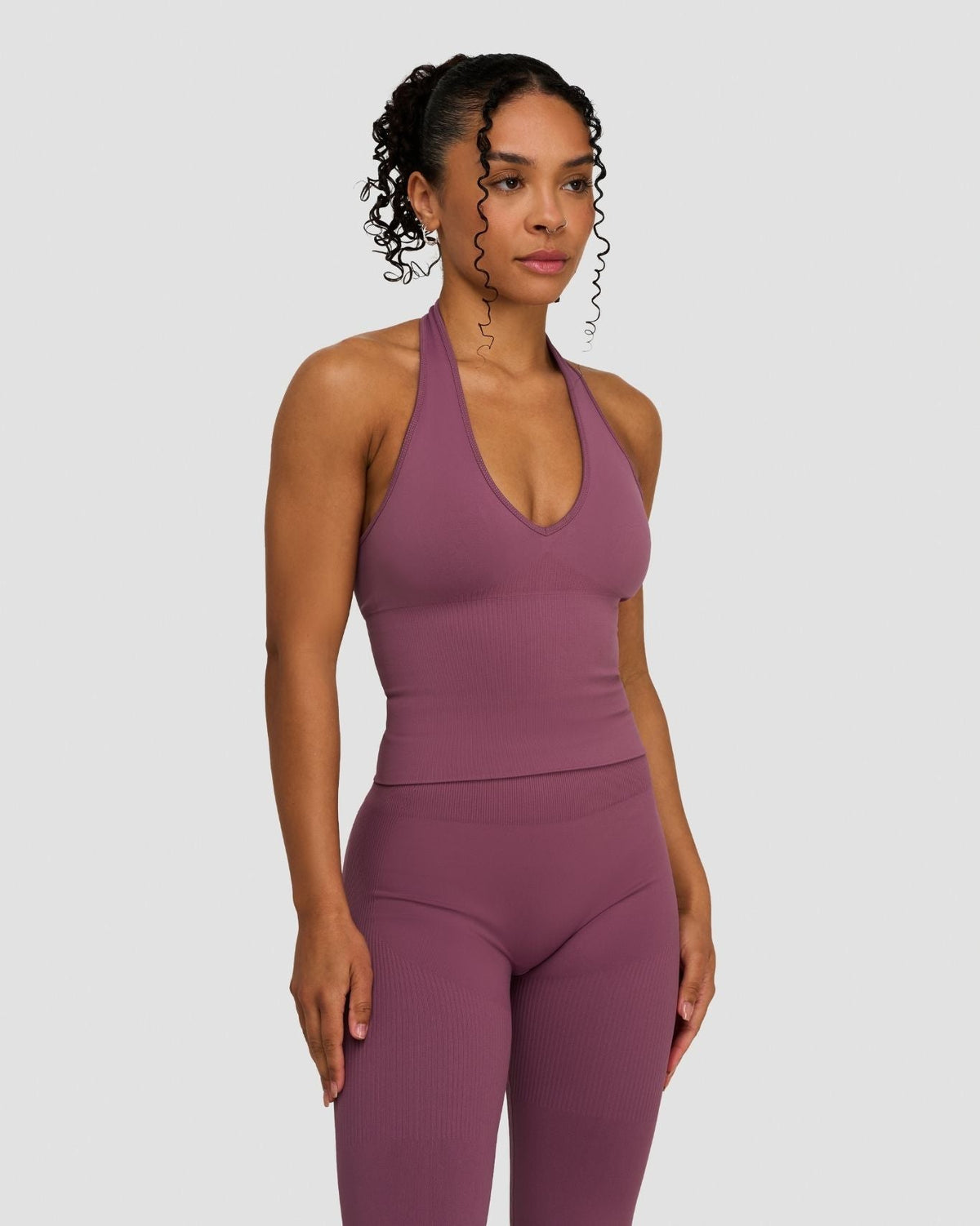 Elevate™ Sculpting Seamless Halterneck Top | Orchid Mauve