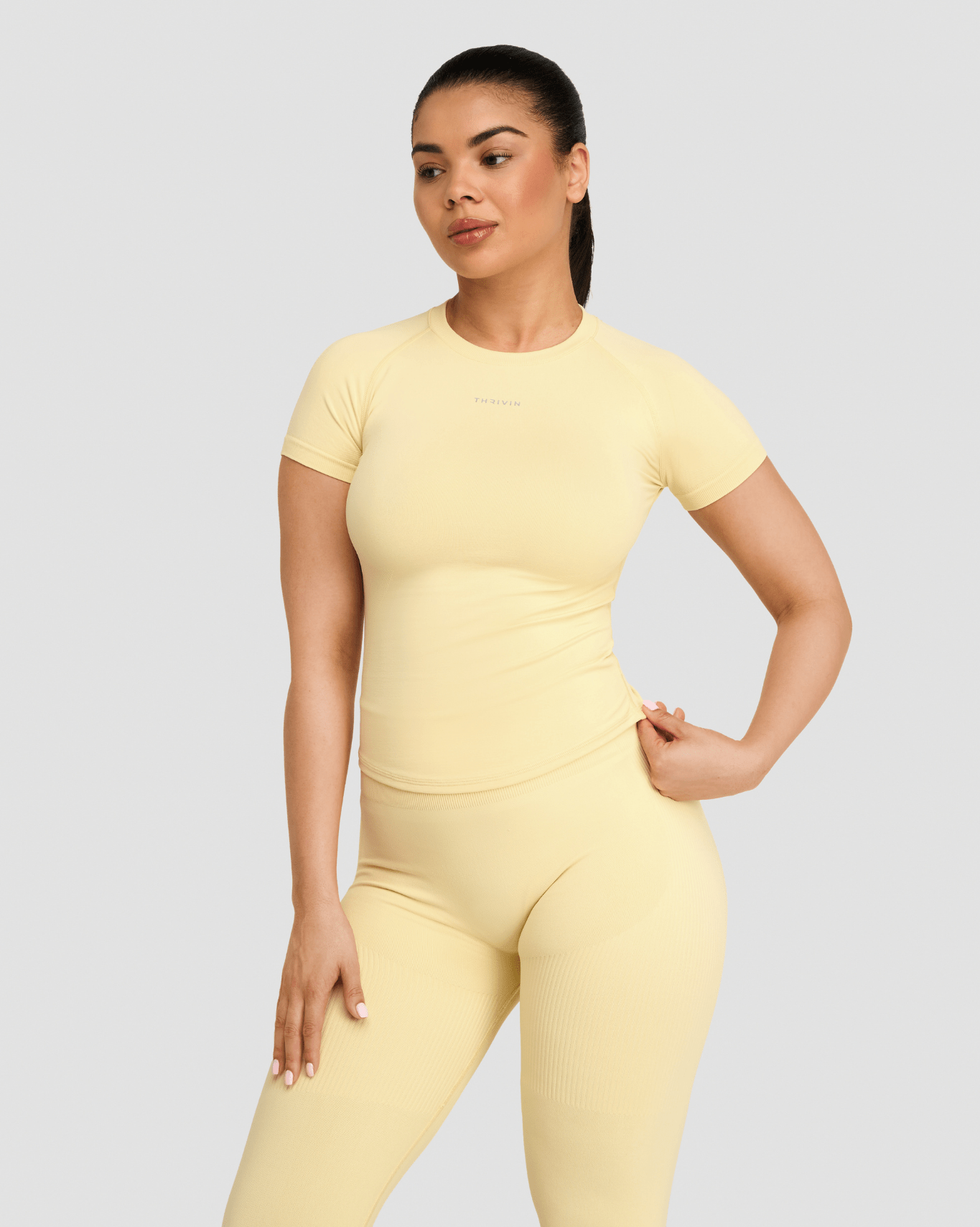 Elevate™ Compression T-shirt | Golden Butter