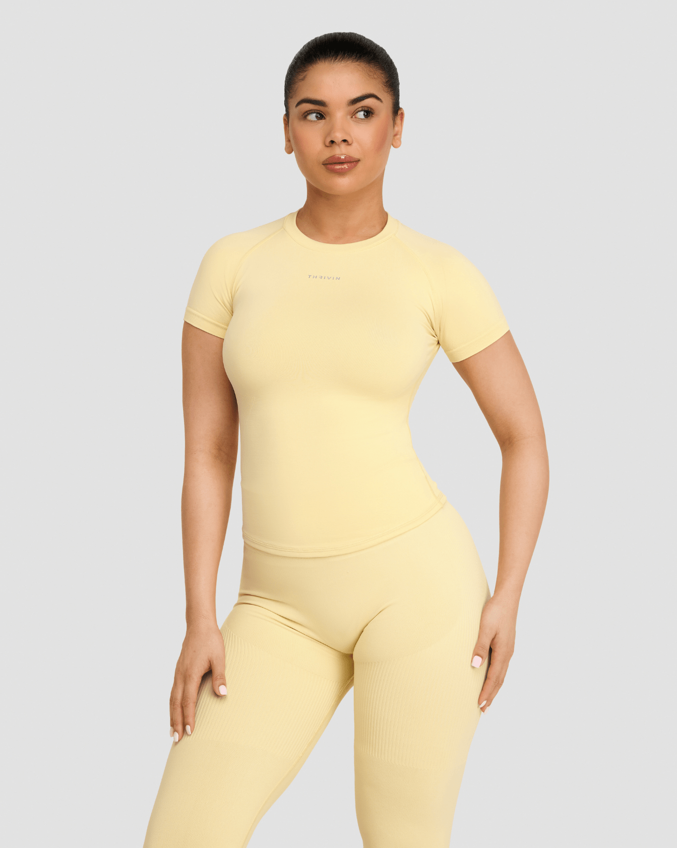 Elevate™ Compression T-shirt | Golden Butter