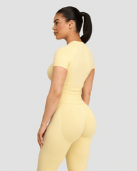 Elevate™ Compression T-Shirt | Golden Butter