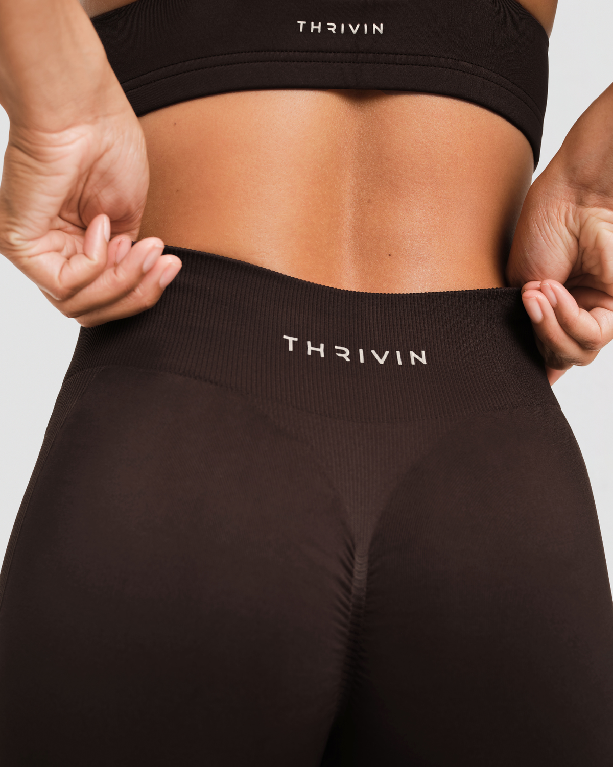 Elevate™ Sculpting Mid Waist Scrunch Shorts | Coffee