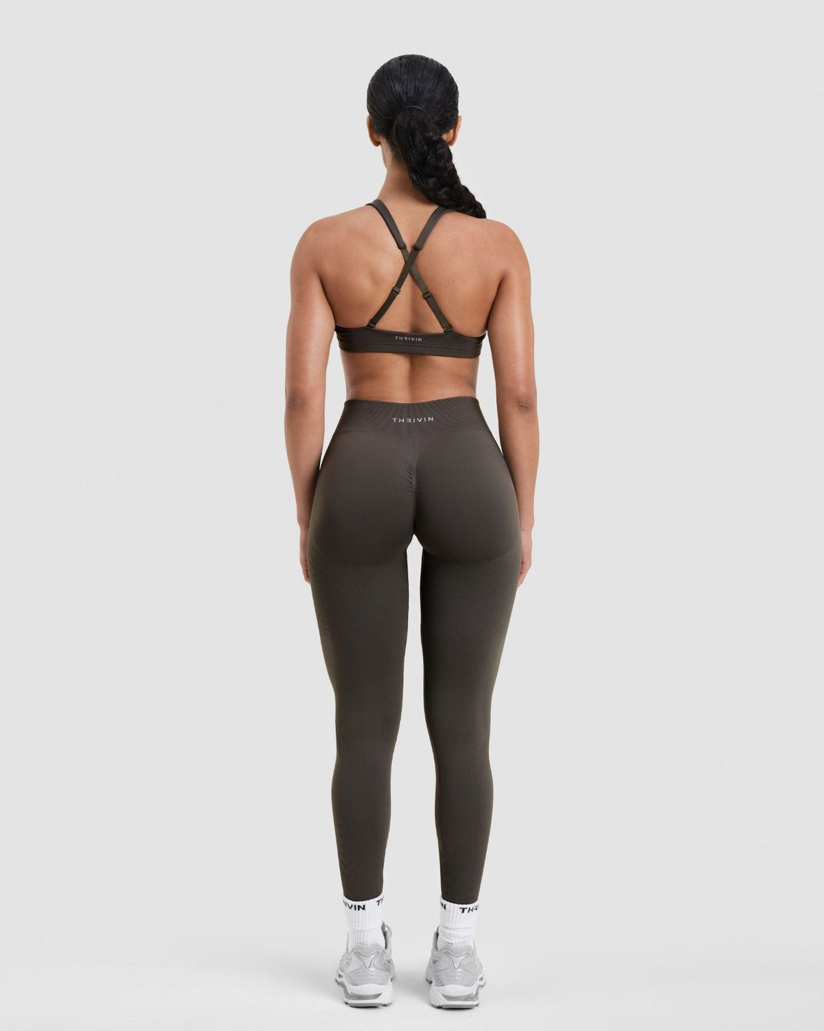 Elevate™ Sculpting Medium Impact Multiway Bra | Olive Green