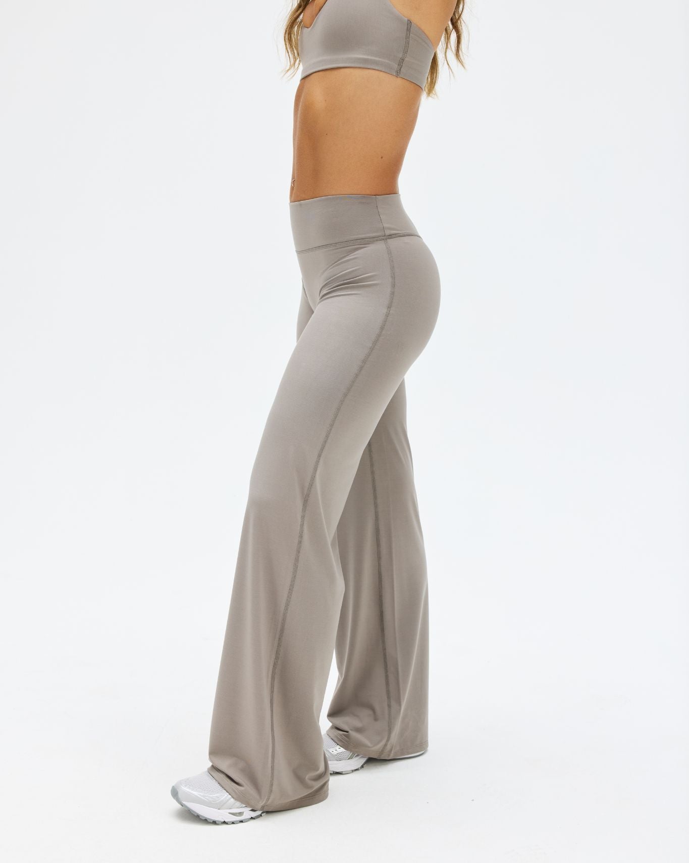 Essence Wide Leg Pants | Latte