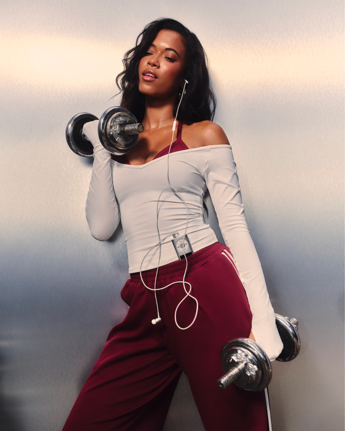 Elevate™ Sculpting Seamless V-Neck Top | White
