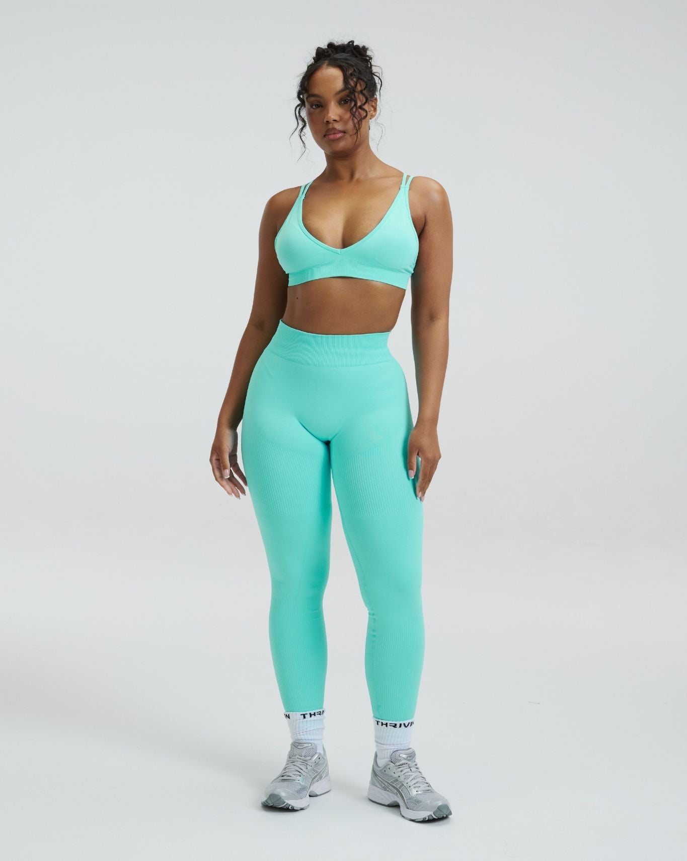 Elevate™ Sculpting Mid Waist Scrunch Leggings | Clear Tides