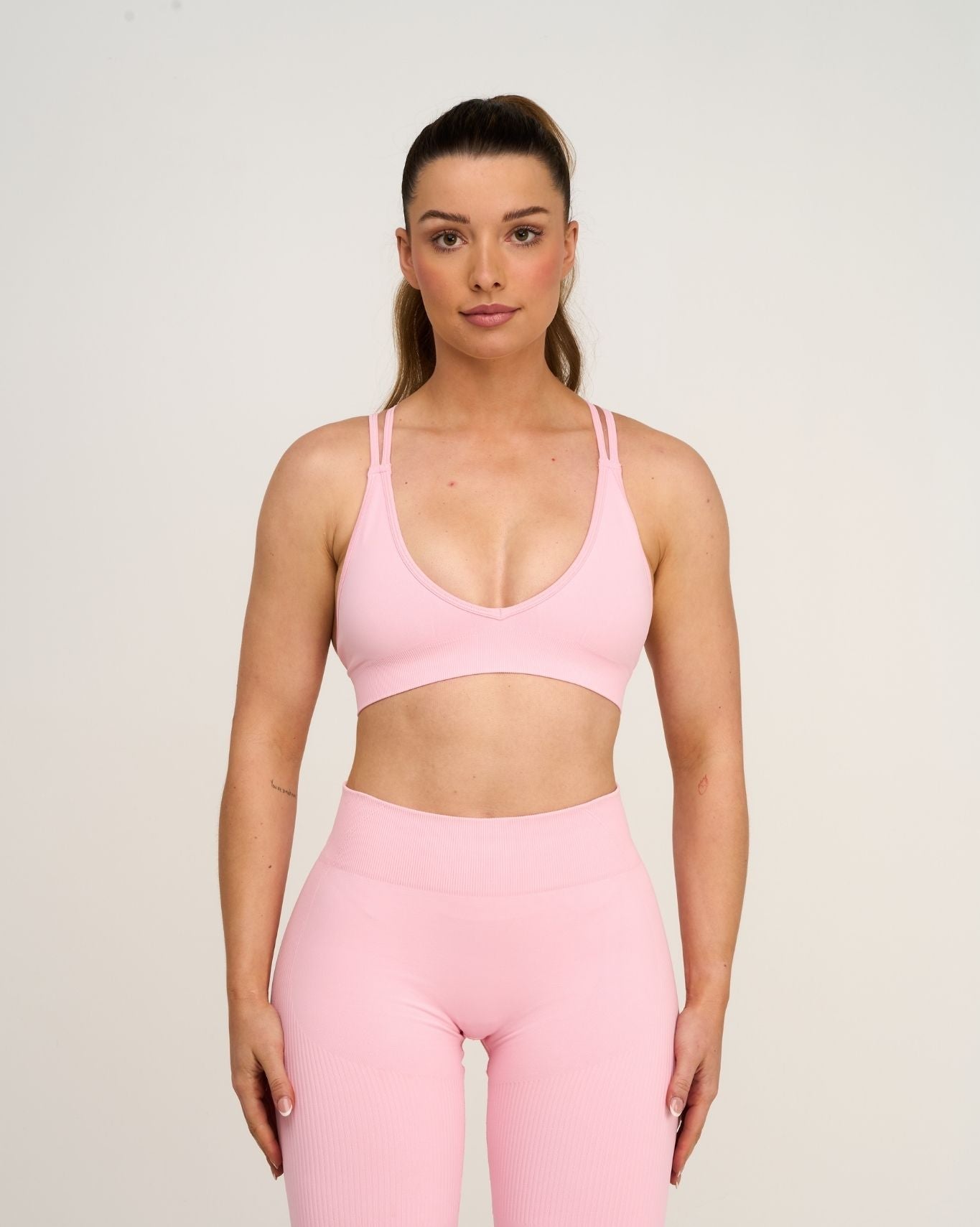 Elevate™ Sculpting Seamless High Apex Bra | Cotton Pink