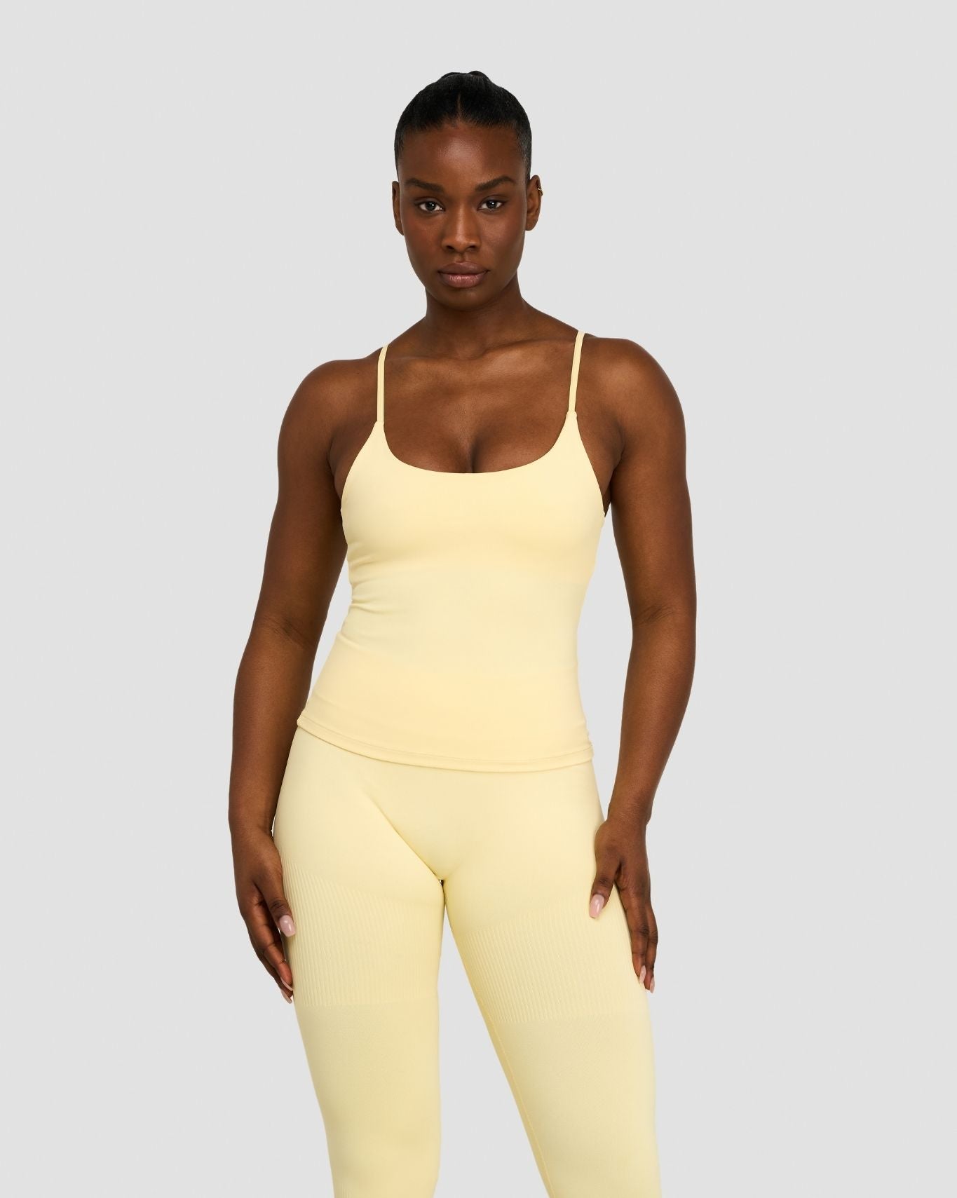 Elevate™ Sculpting Seamless Scoop Neck Cami | Golden Butter
