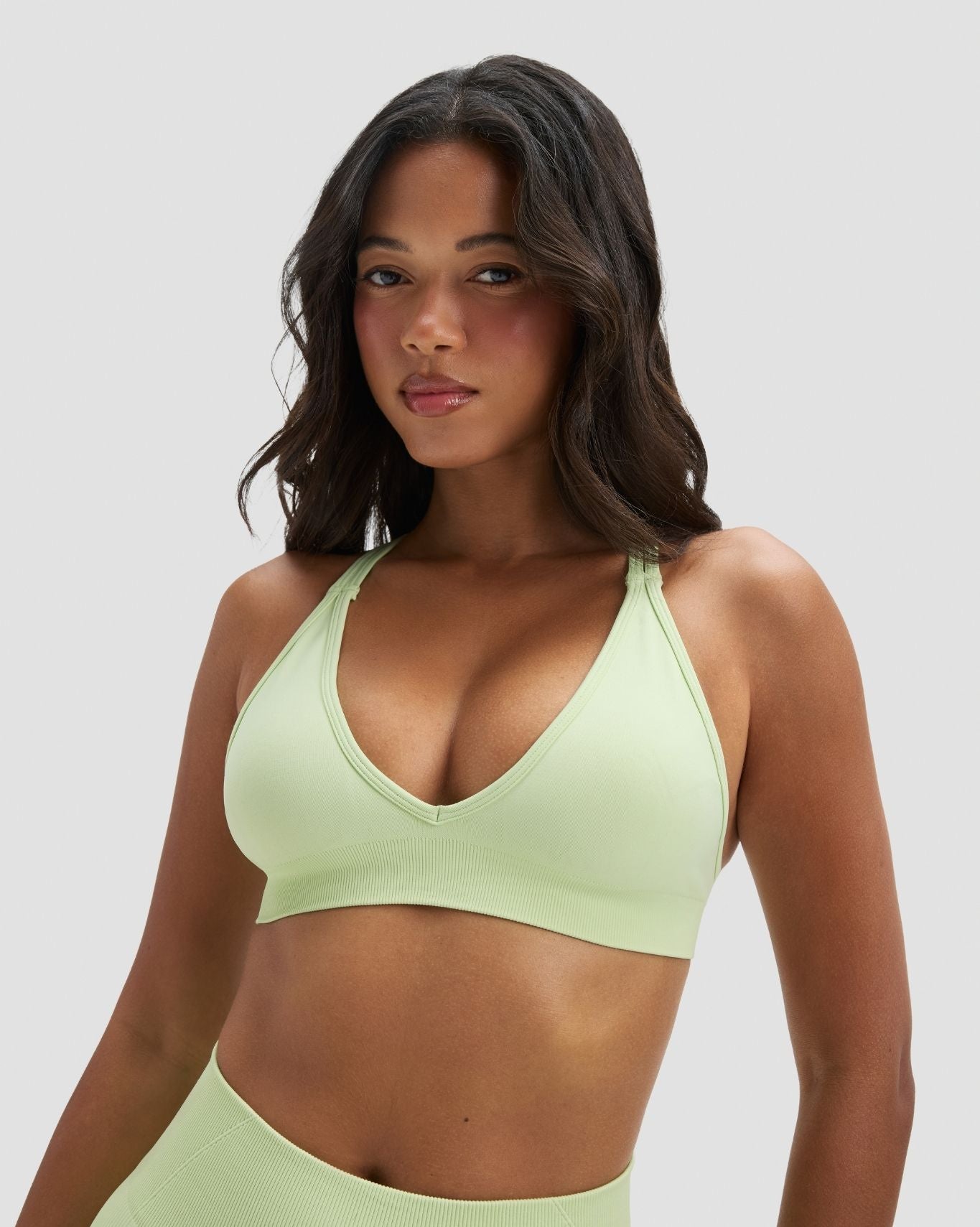 Elevate™ Sculpting Seamless High Apex Bra | Pistachio Green