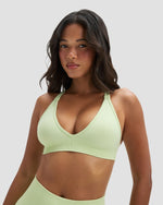 Elevate™ Sculpting Seamless High Apex Bra | Pistachio Green