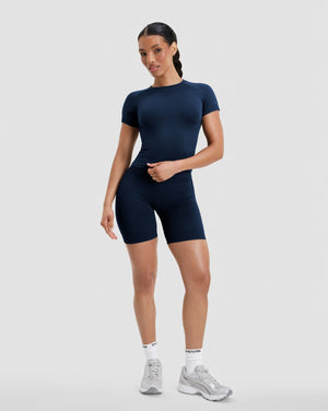 Elevate™ Compression Baby T-Shirt | Midnight Navy