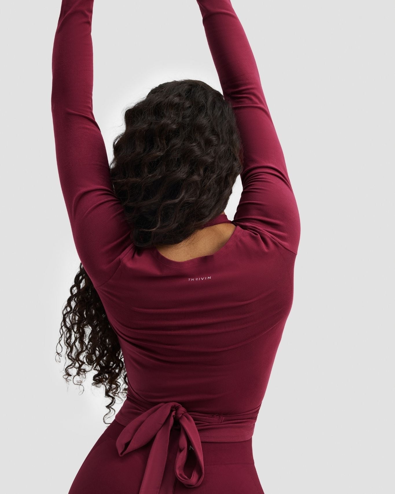 The Essential Collection Wrap Top | Cherry Berry