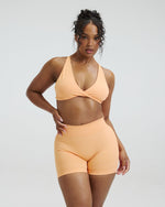 Elevate™ Sculpting Mid Waist Scrunch Shorter Shorts | Melon