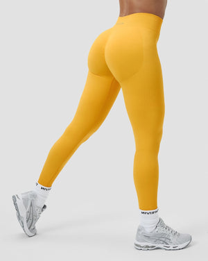 Elevate™ Sculpting Mid Waist Scrunch Leggings | Banana