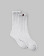 THRIVIN Ruffle Socks Long | White