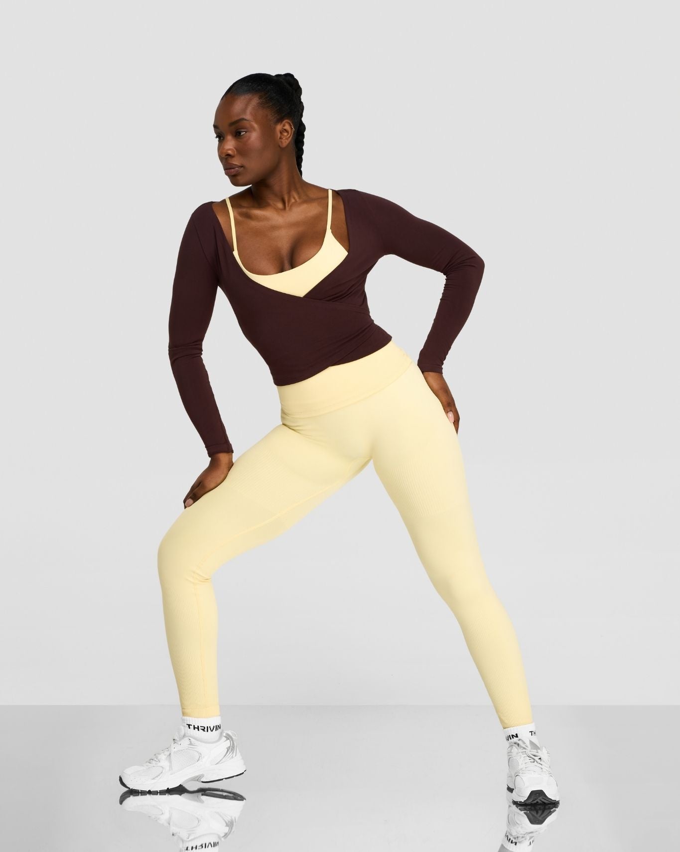 Elevate™ Sculpting Seamless Scoop Neck Cami | Golden Butter