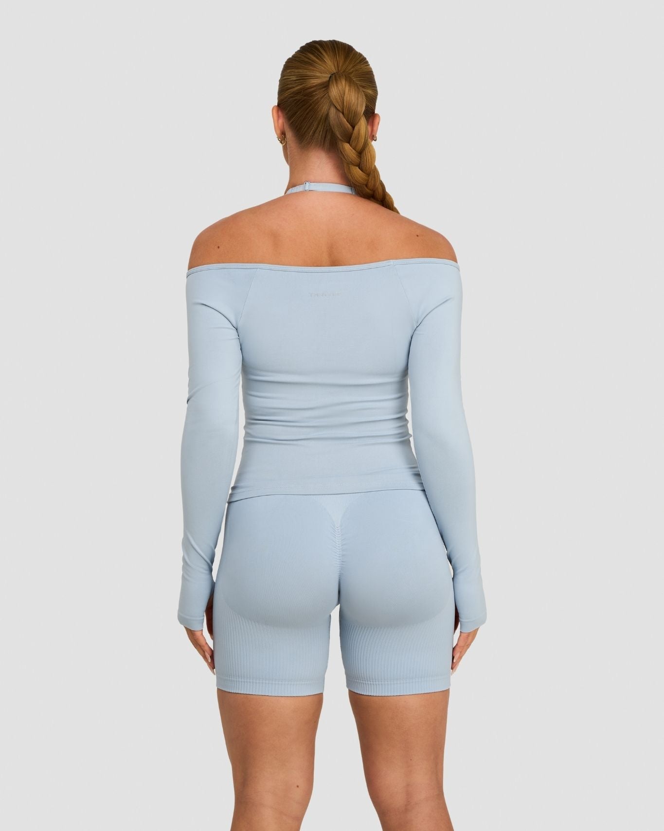 Elevate™ Sculpting Seamless V-Neck Top | Blue Haze