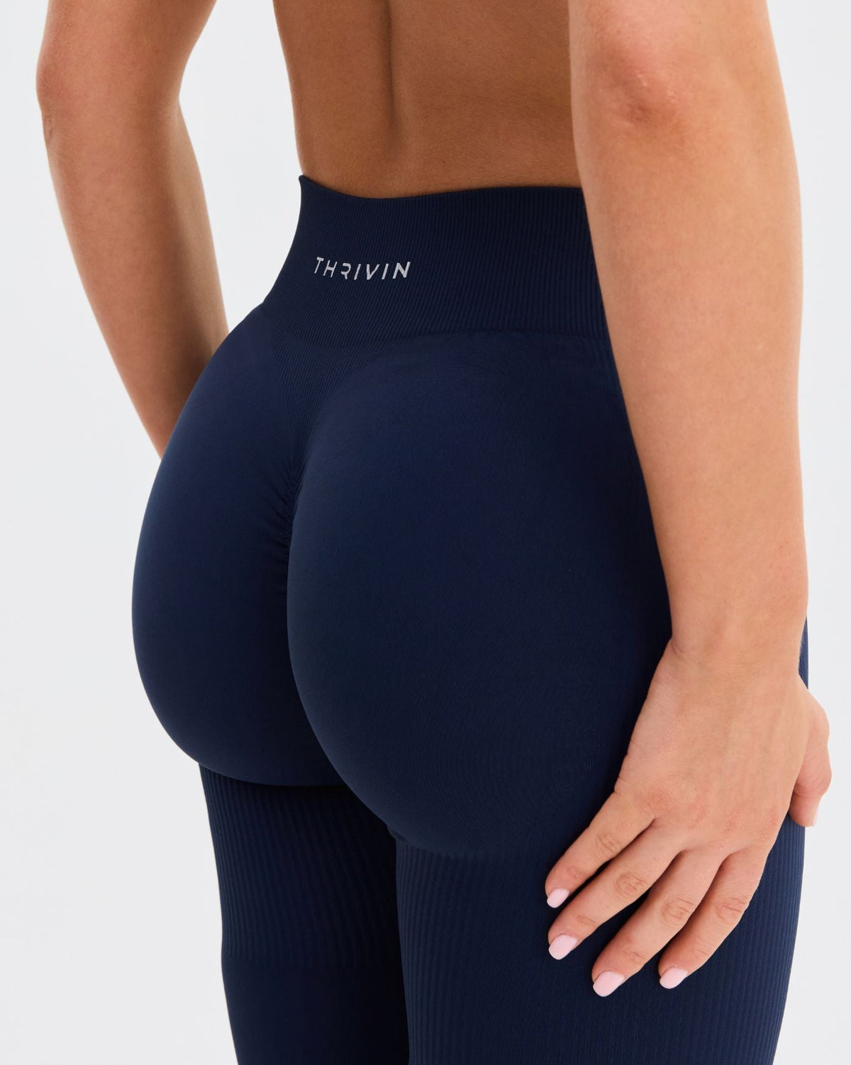 Elevate™ Sculpting Mid Waist Scrunch Leggings | Midnight Navy