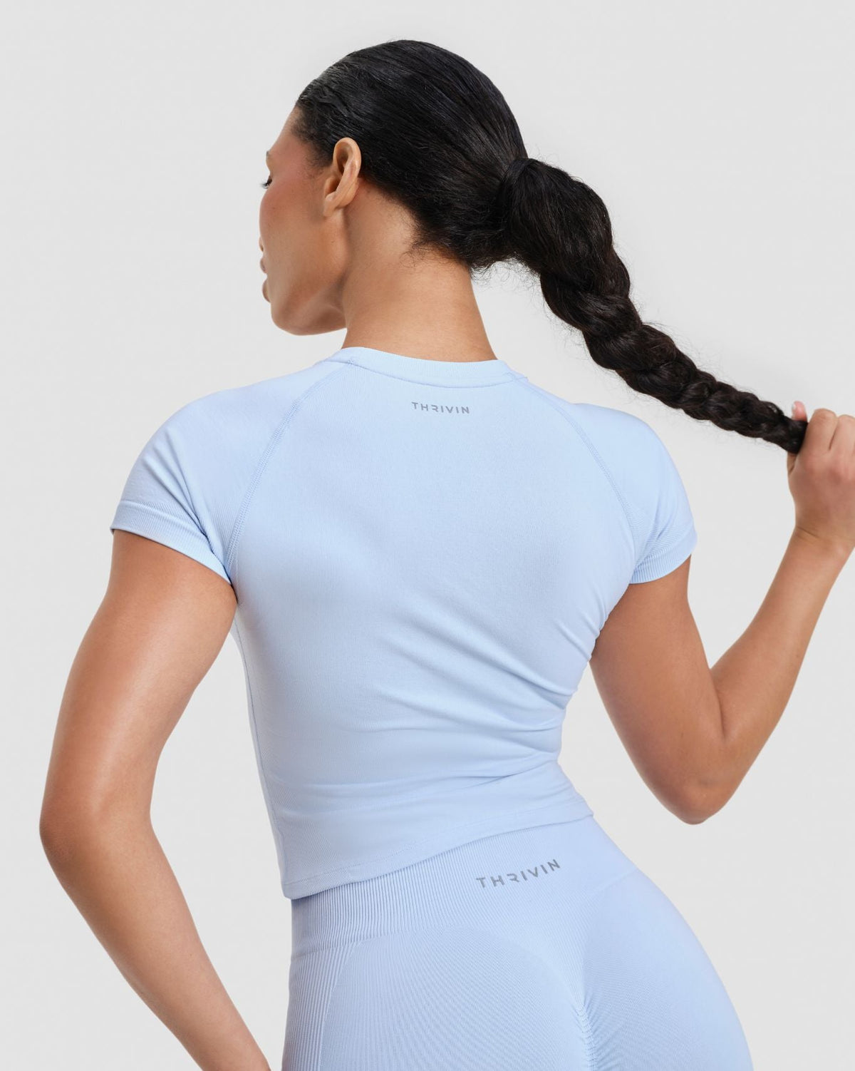 Elevate™ Compression Baby T-Shirt | Ice Blue
