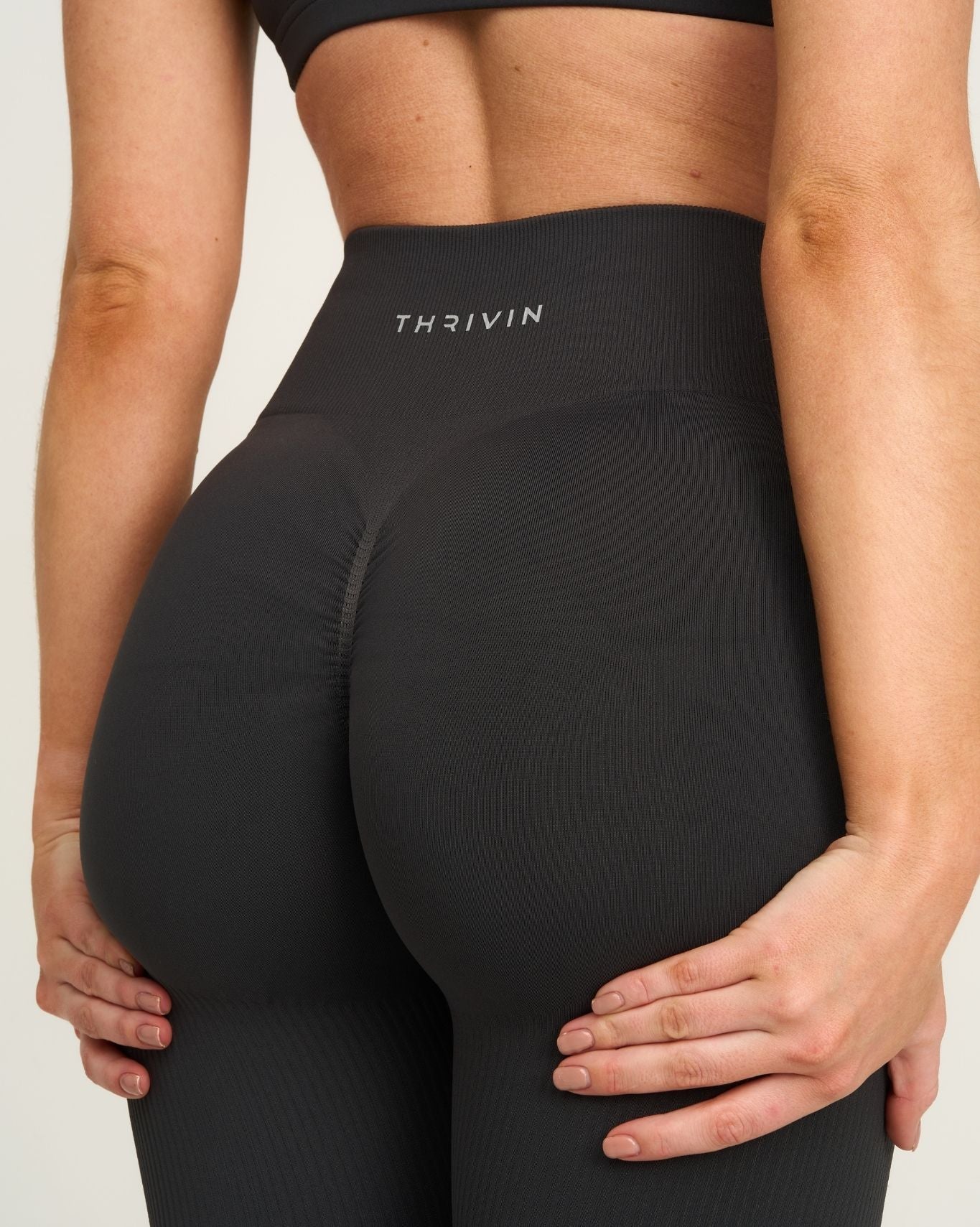 Elevate™ Sculpting High Waist Scrunch Leggings | Charcoal Grey