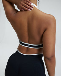 Elevate™ Outline Halterneck Bra | Night Black