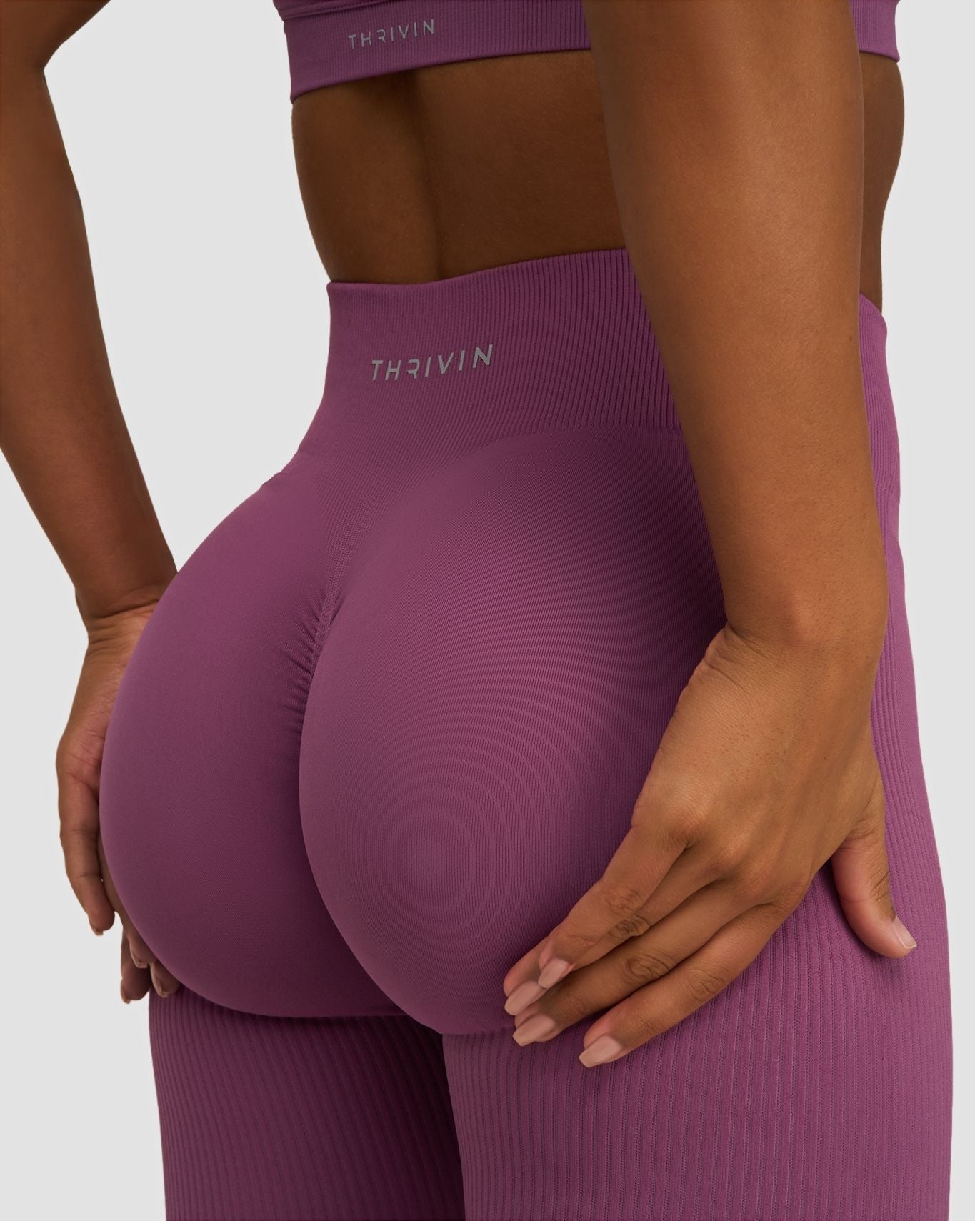 Elevate™ Sculpting Mid Waist Scrunch Leggings | Orchid Mauve